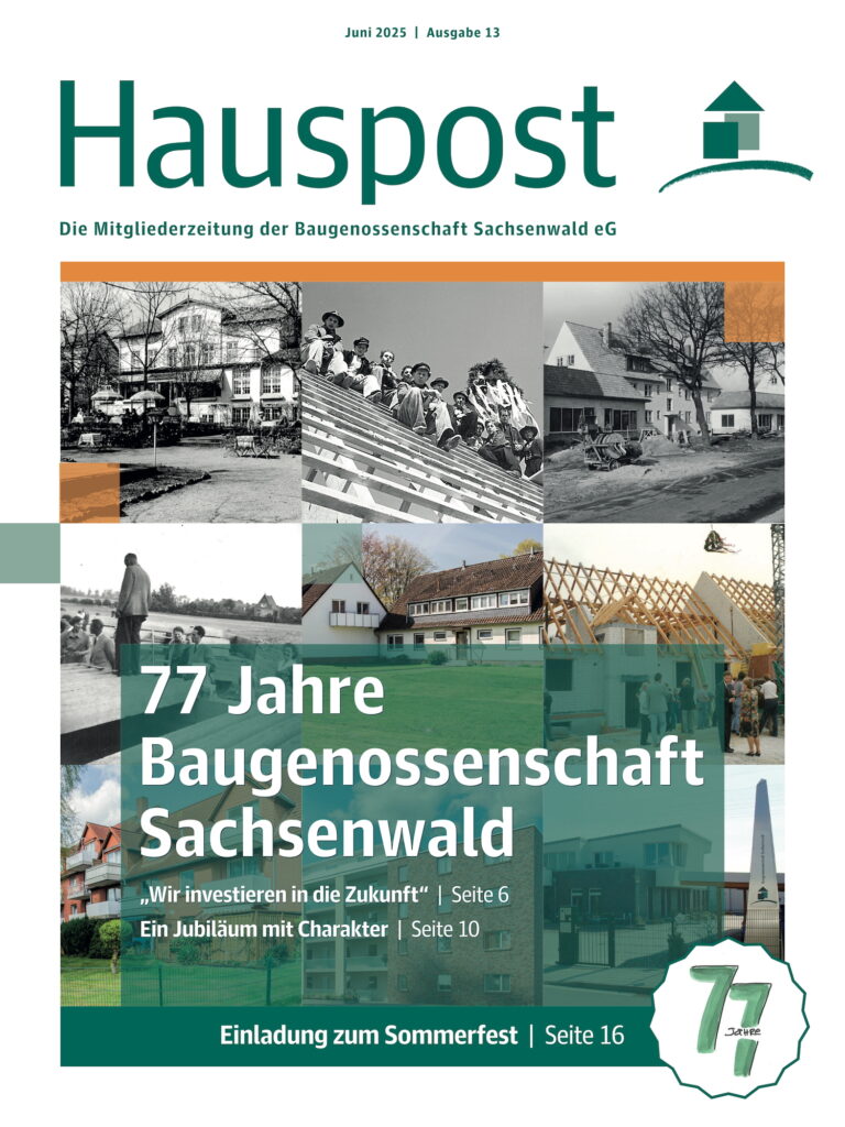 Titelseite Hauspost #13 (2025)